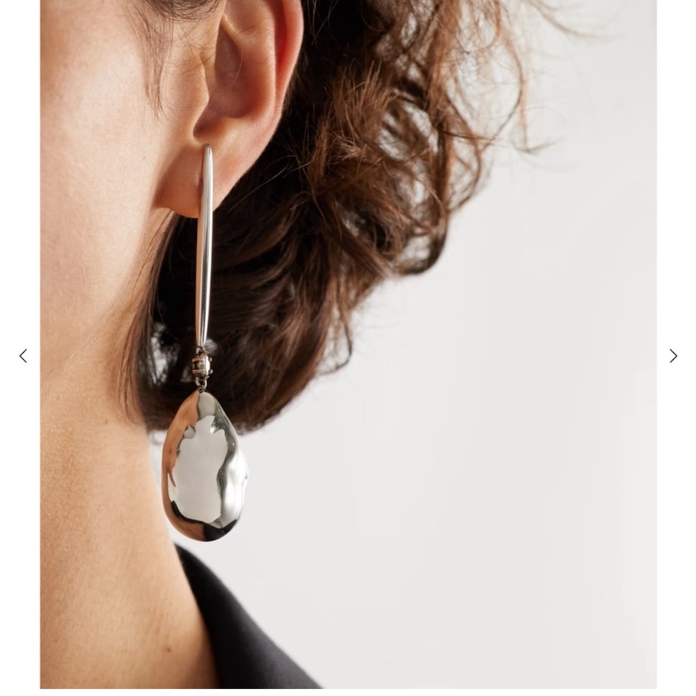 ALEXANDER MCQUEEN Silver-tone earrings - Picture 2 of 4